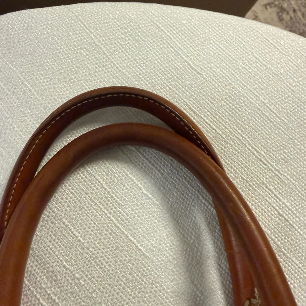 Sam Edelman Cognac Leather Work Tote